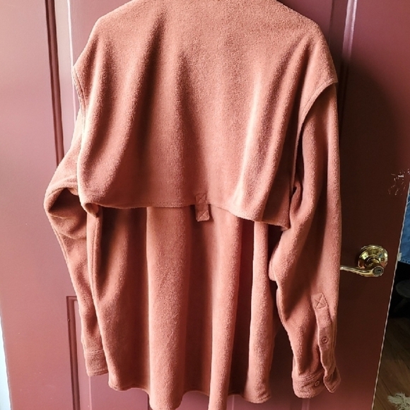 RedHead Warm Rust Fleece Shirt Jacket 5 Pockets And Back Vent XL - Picture 11 of 14